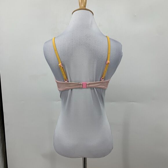 Triangl Shimmer Bikini Top Womens M Medium Sunrise Low Scoop Adjustable Strap - Picture 6 of 12